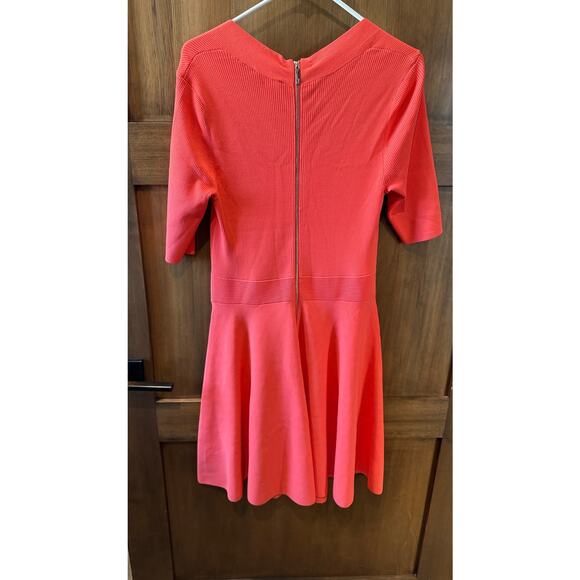 Ted Baker Millly Sweetheart Neckline Dress SOLD OUT ONLINE $249 Size 4 Coral - Picture 9 of 12